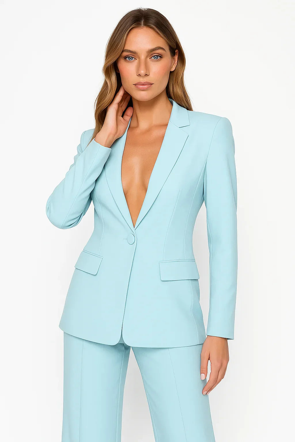 Jessica - Trendy women's blazer and trouser set - photo 4