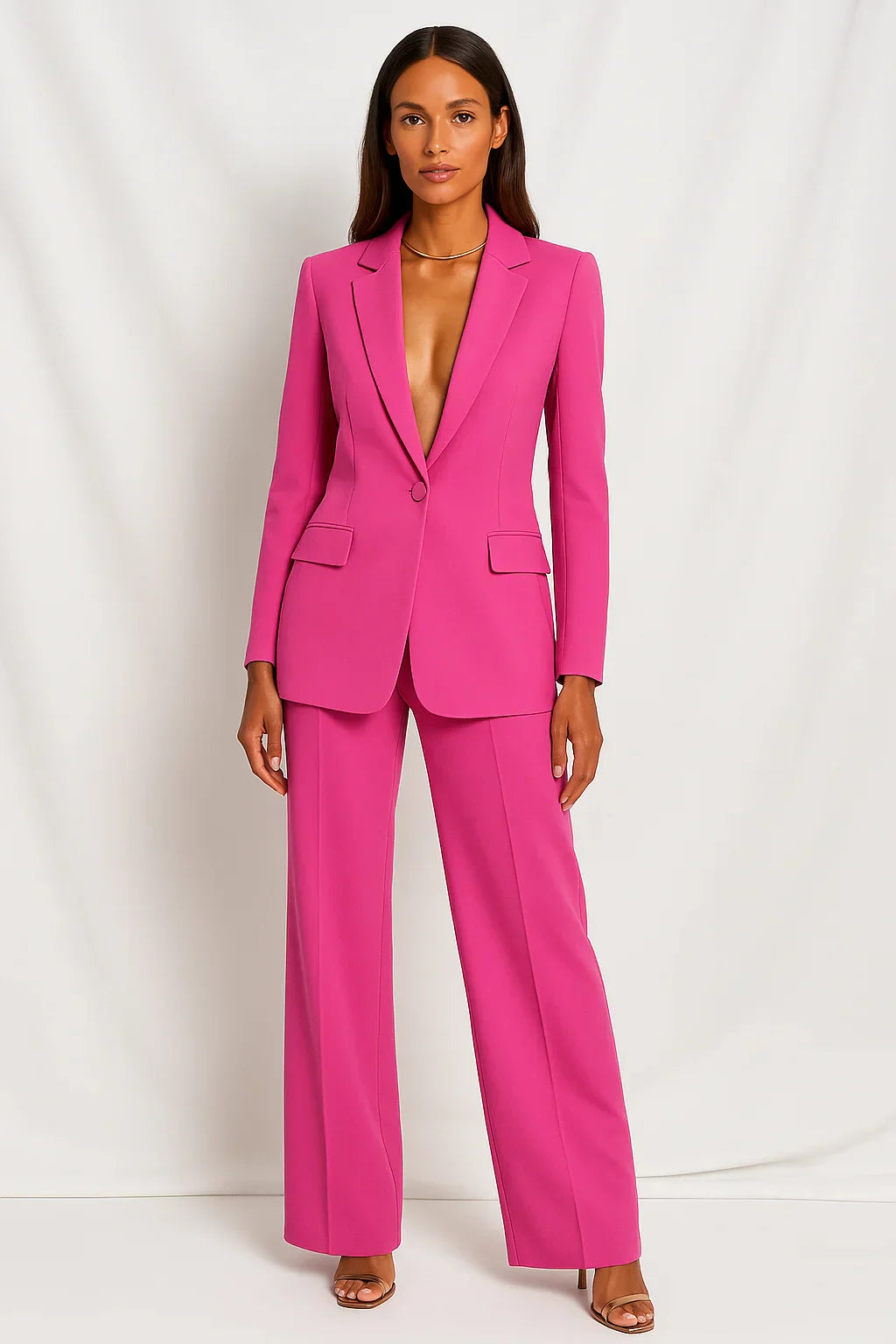Jessica - Trendy women's blazer and trouser set - photo 6