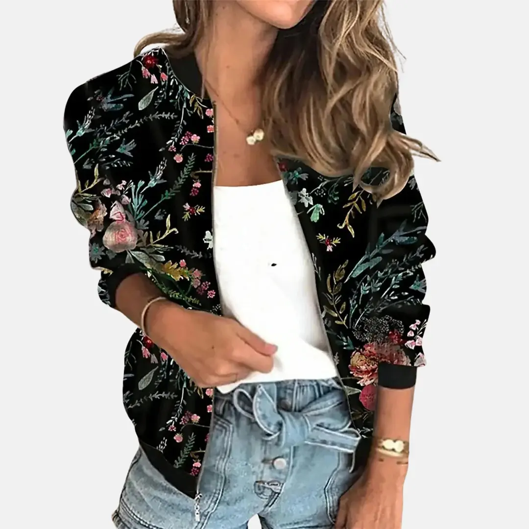 Fanchon - Women's Bomber Jacket with Zip Front - photo 5