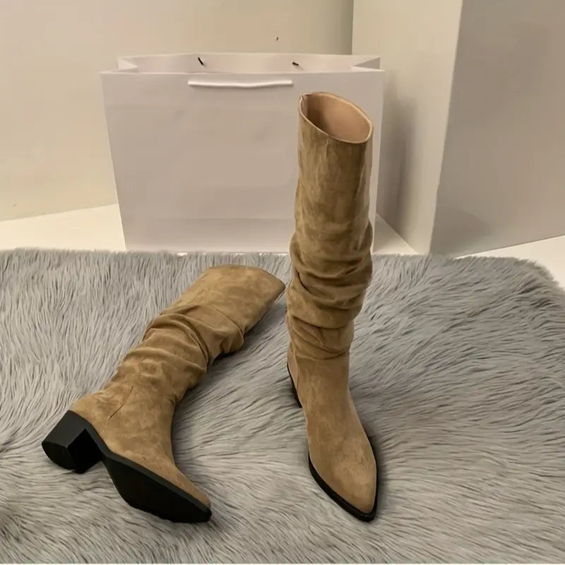 Fern - Women's Winter Boots with a Heel - photo 3