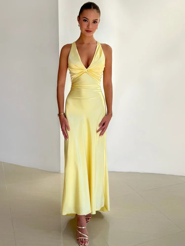 Women's Sleeveless Party Dress - Chic Design - photo 5