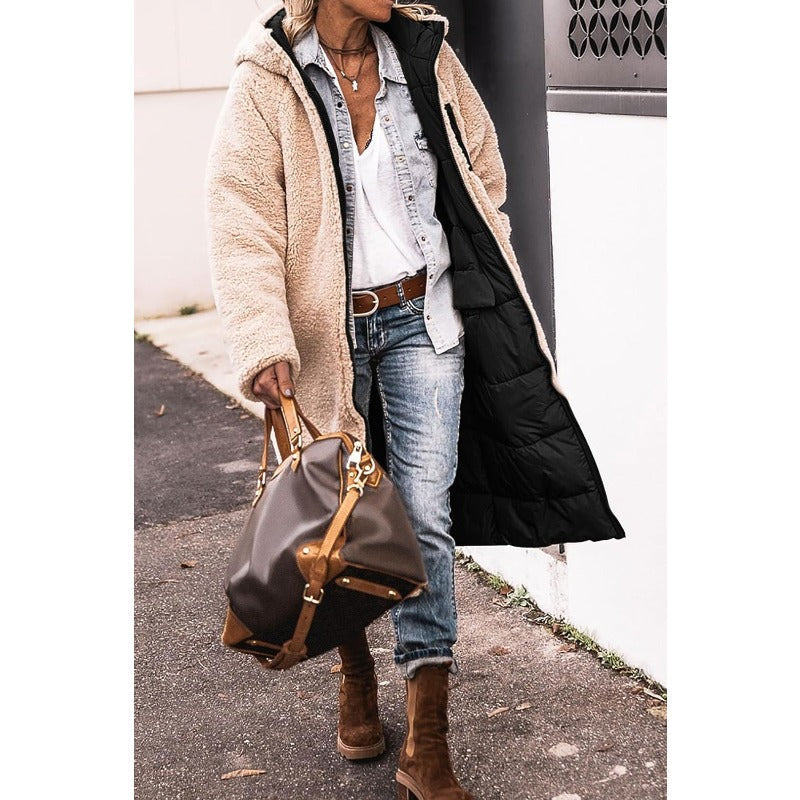 Firenze - Women's Quilted Coat with Hood - photo 10