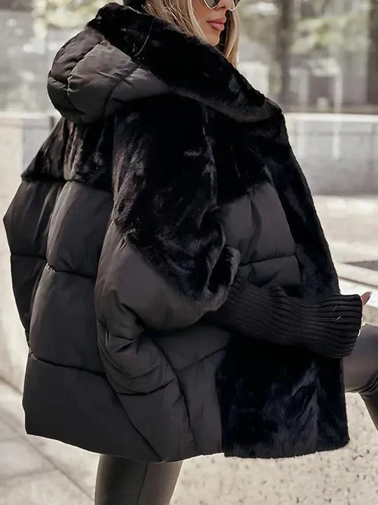 Florrie - Women's Hooded Faux Fur Puffer Jacket - photo 7