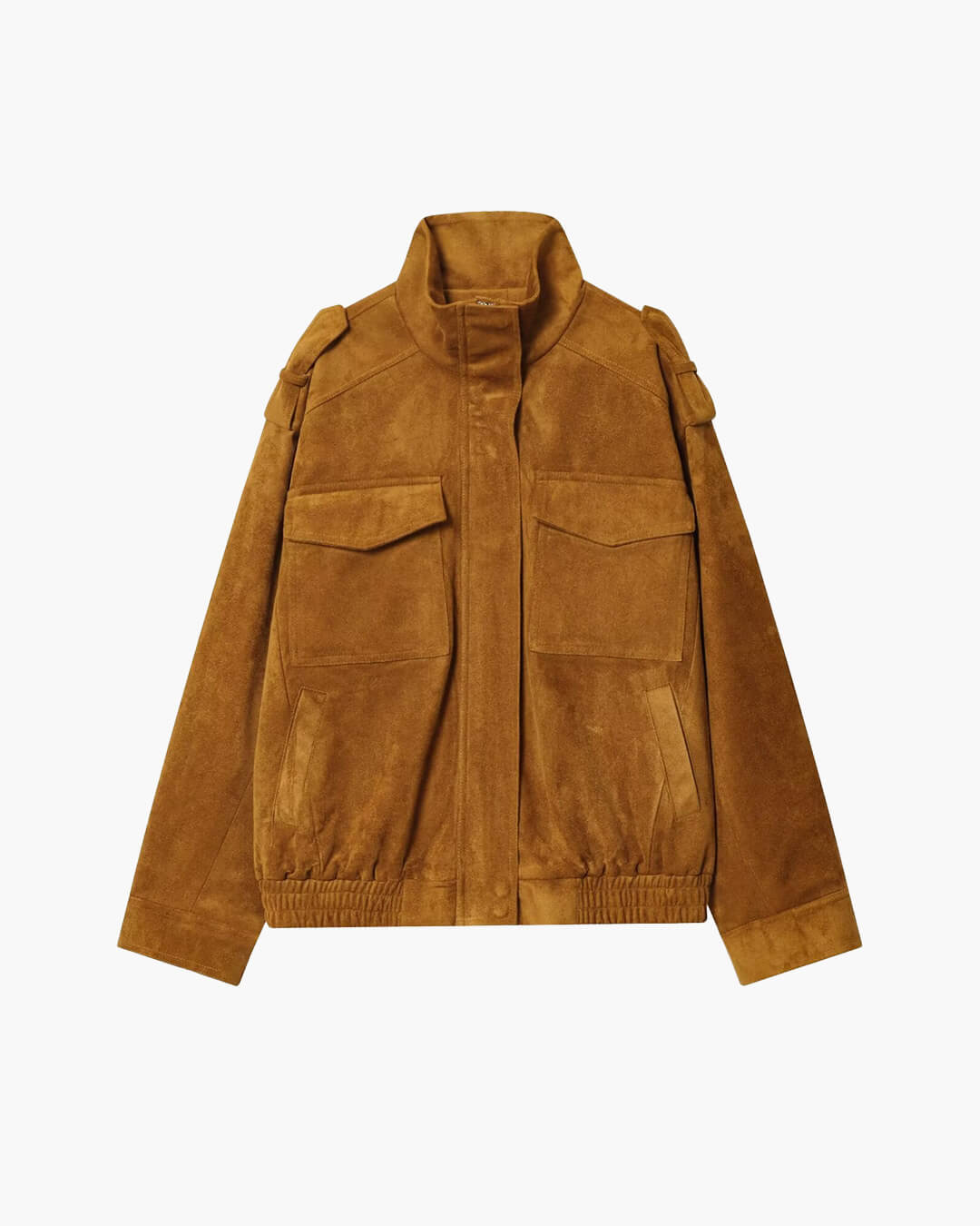Gillian - Women's Wrap Jacket with Side Pockets and Collar