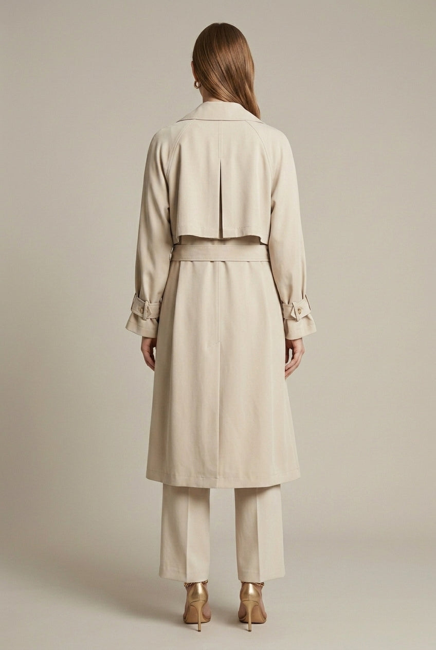 Ginny - Women's Relaxed Trench Coat - photo 4