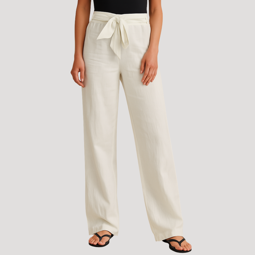 Gwendolen - Women's Relaxed Trousers with Elasticated Waist - photo 5