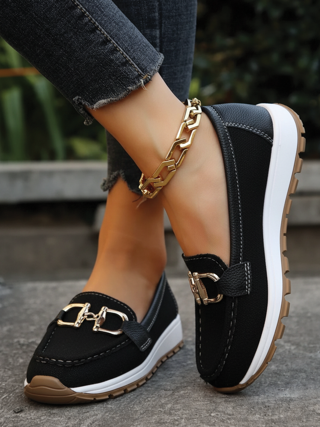 Flat Buckle Loafers for Women - photo 2