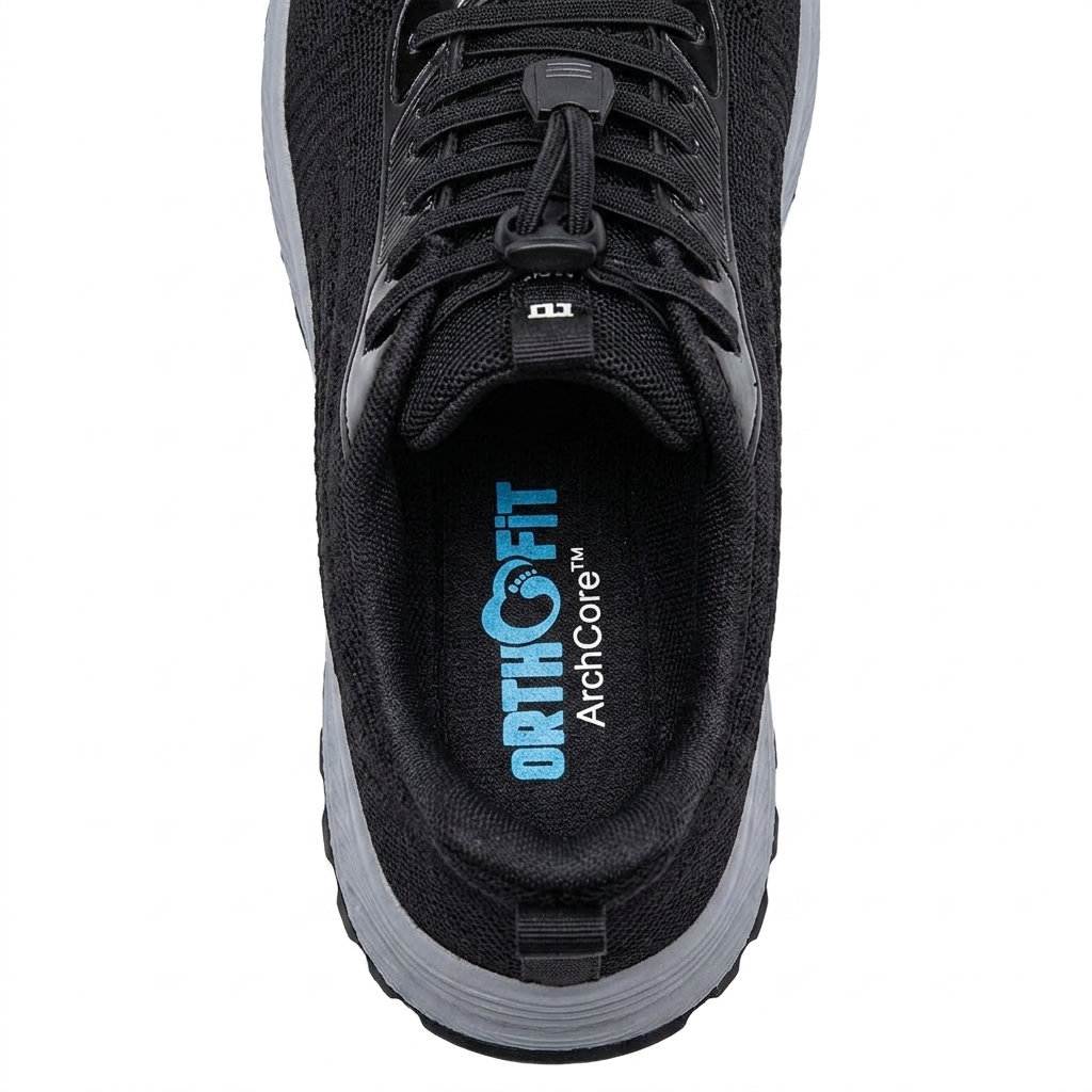 Hands-Free Slip-On Orthopedic Walking Shoes — No More Bending, No More Tying