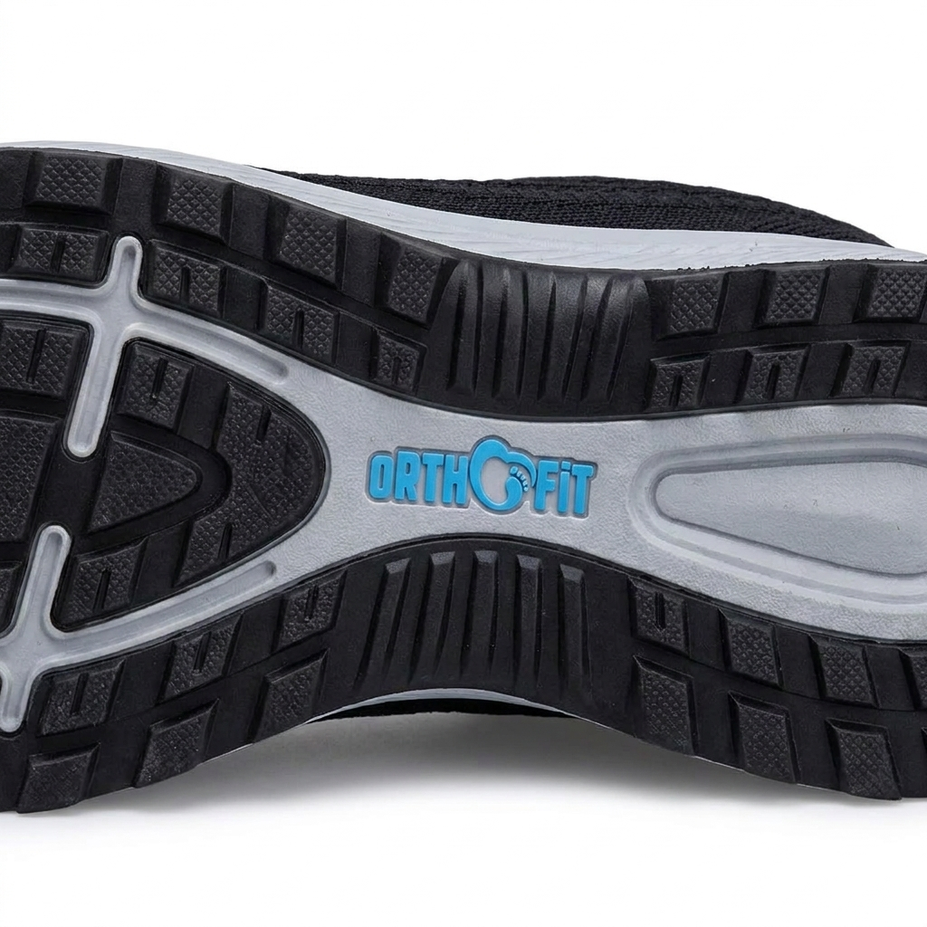 Hands-Free Slip-On Orthopedic Walking Shoes — No More Bending, No More Tying
