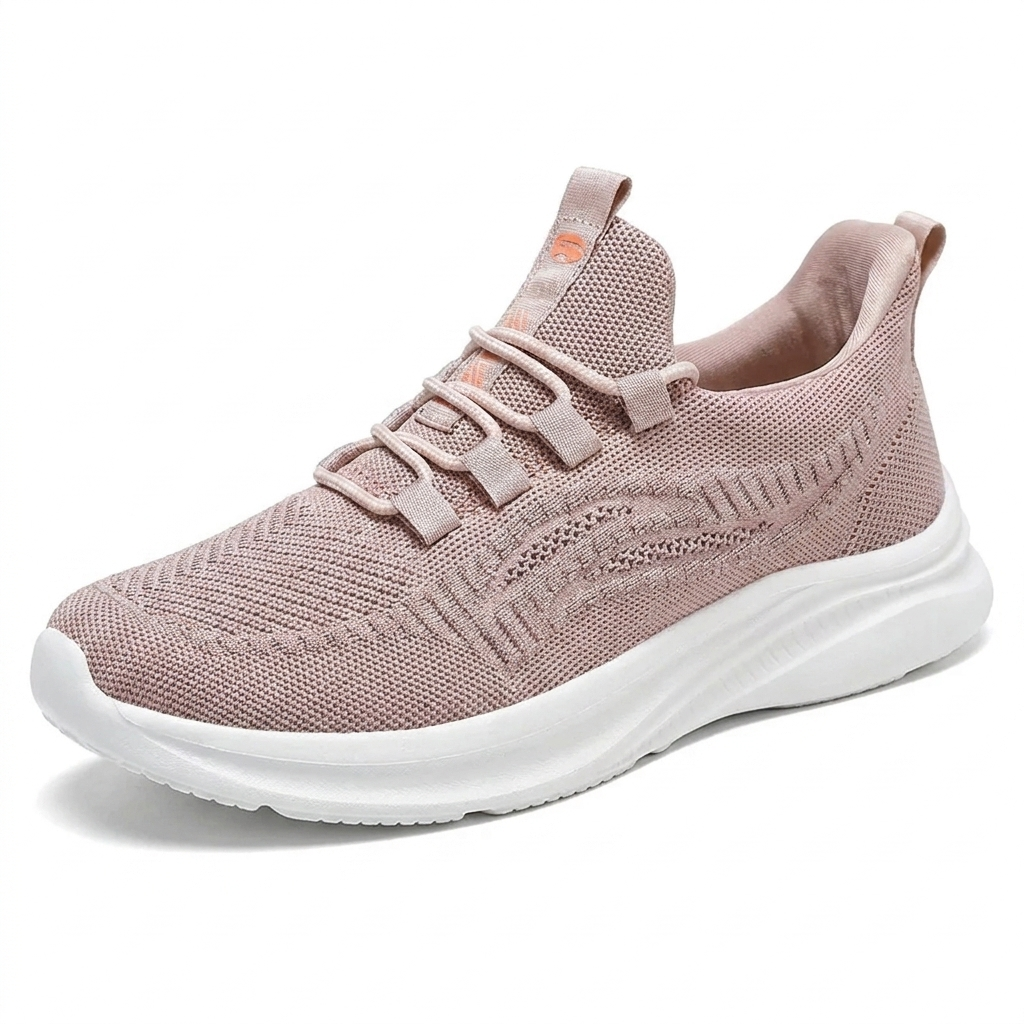 Hands-Free Cozy Knit Walking Shoes — Stretch Comfort for Bunions, Swollen Feet & Sensitive Soles. No Bending. No Slipping.