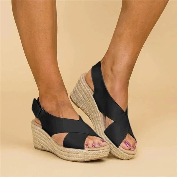 Elara – espadrile ortopedice cu platformă pentru femei