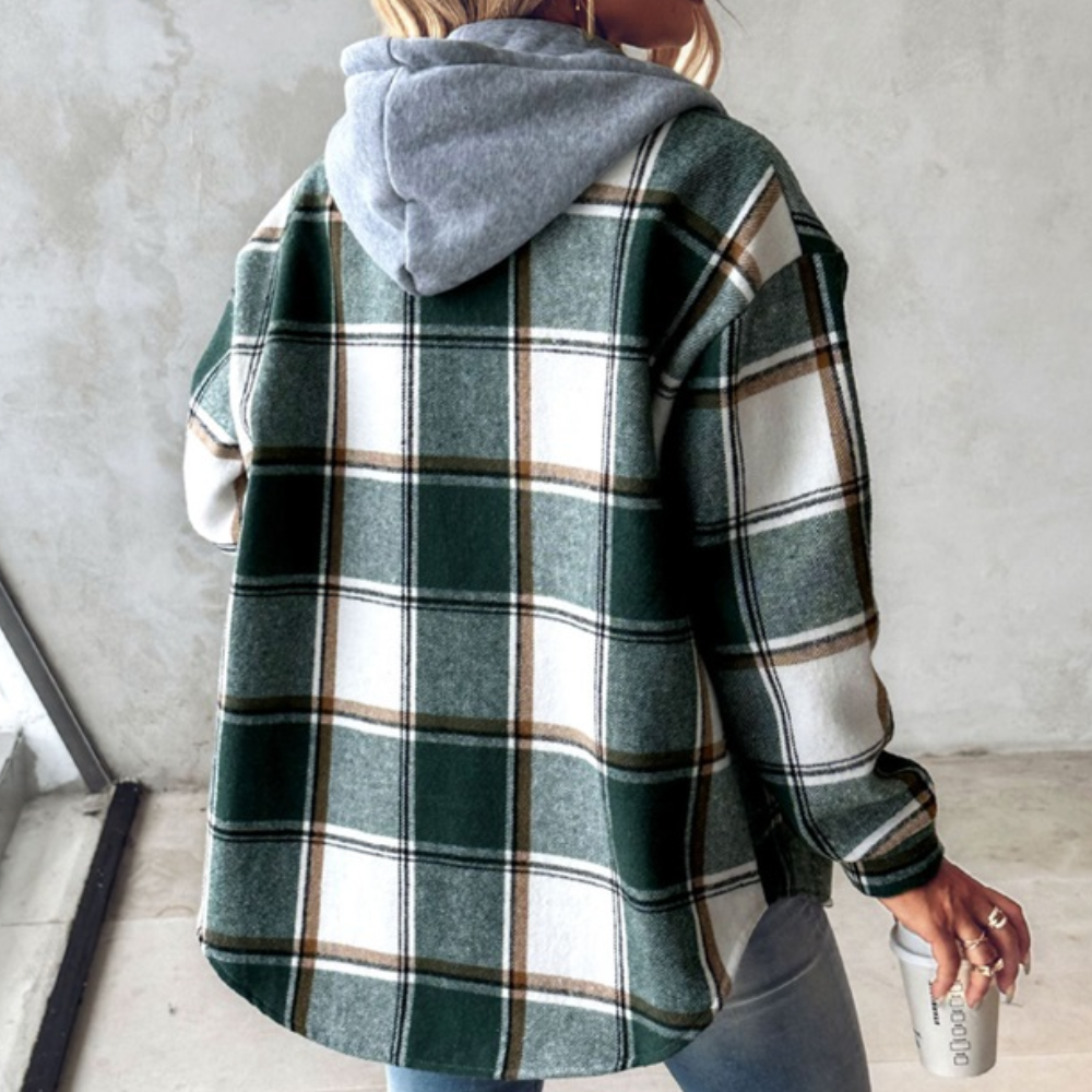 Ilaria - Women's Relaxed Jacket with Hood - photo 5