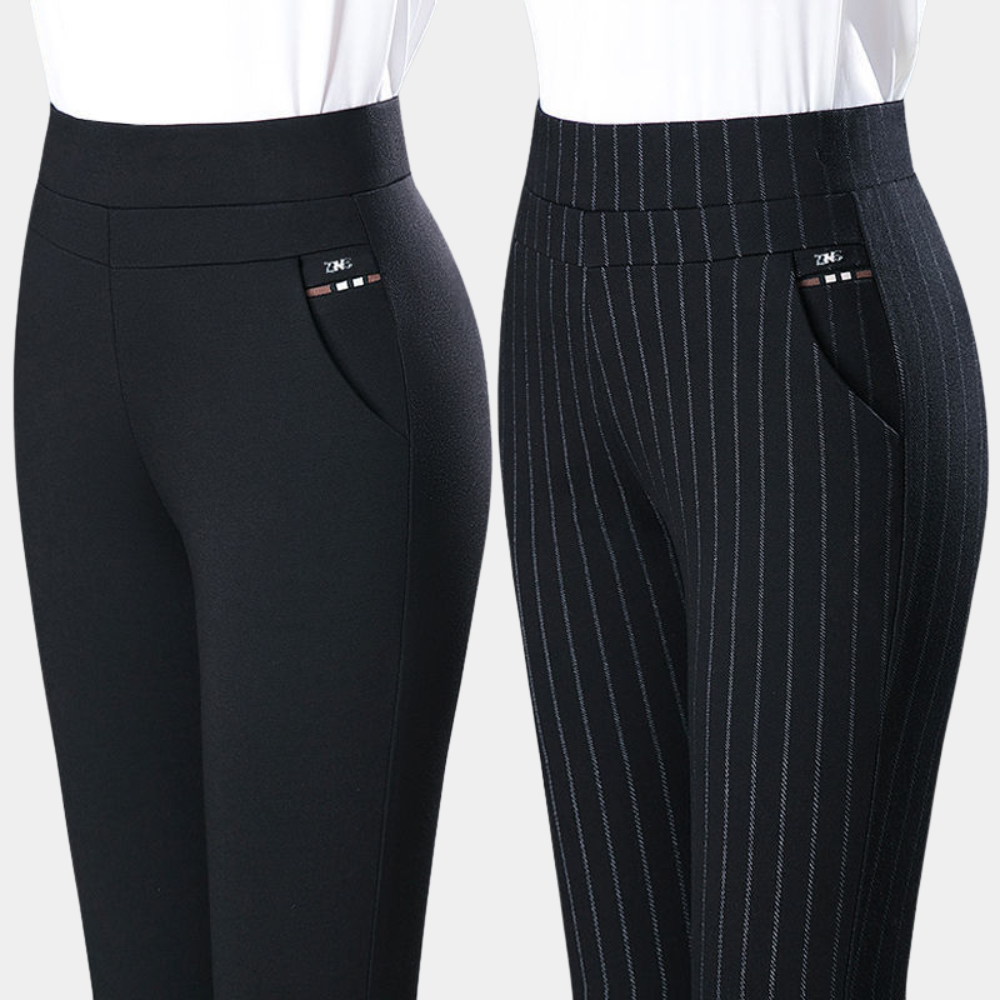 Vesta - Women's Fitted Leggings with High Waist and Side Pockets - photo 3