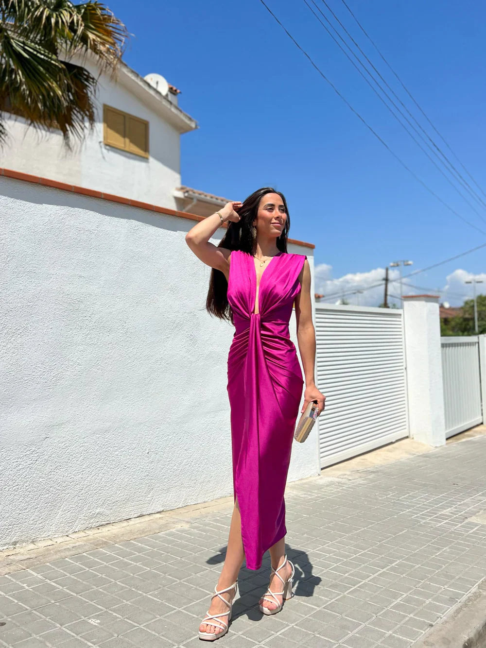Paloma - Women's Pleated Maxi Dress - photo 2