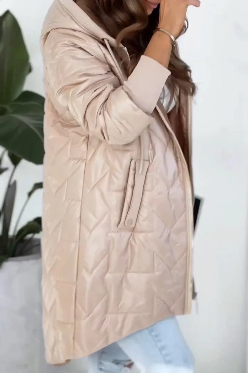 Inigo-Rose - Women's Coat with Zip Front and Hood - photo 3