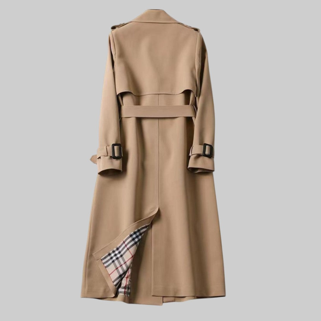 Aleah - Women's Classic Tailored Trench Coat - photo 5