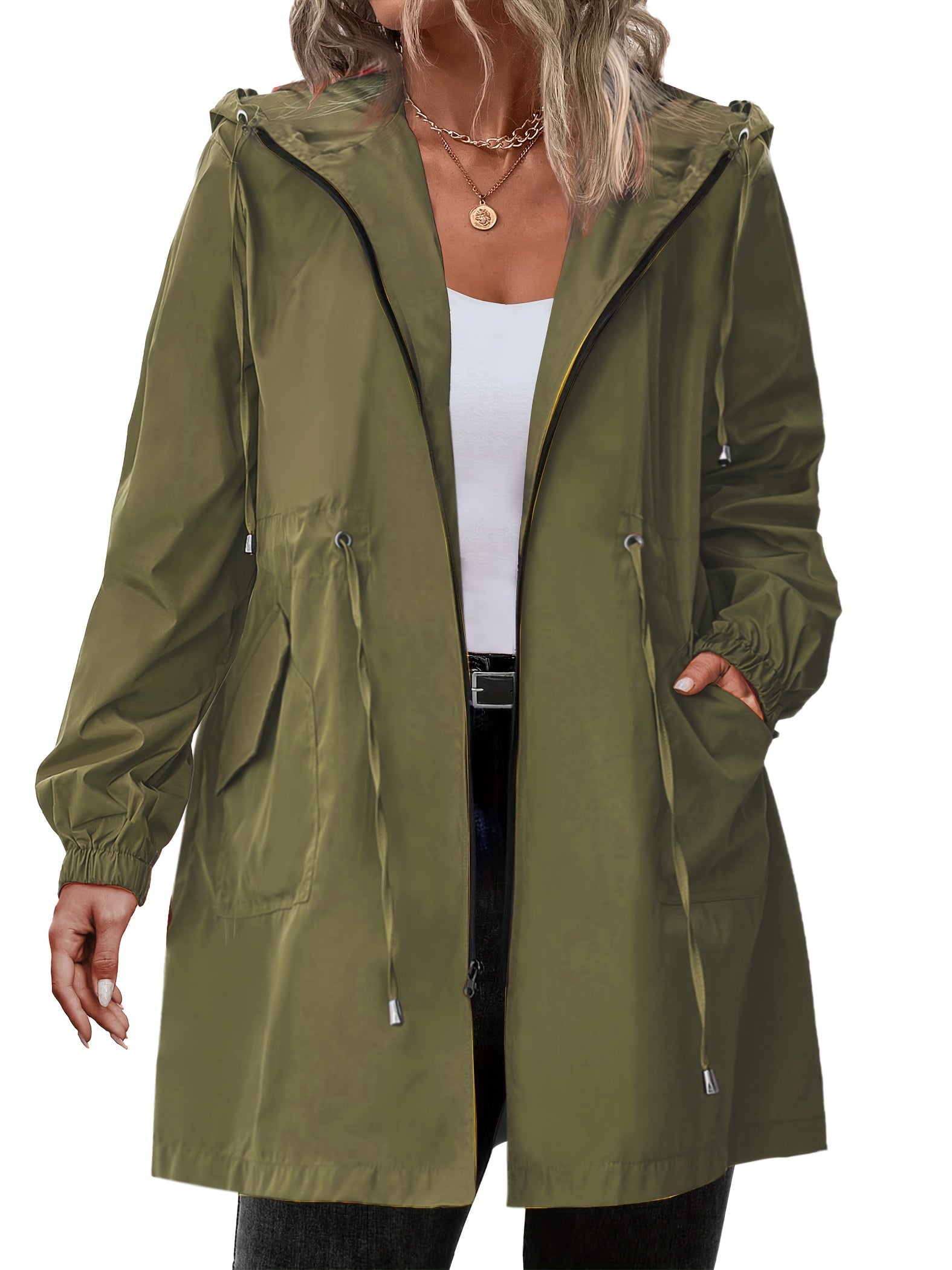 Janice - Women's Relaxed Jacket with Hood - photo 2