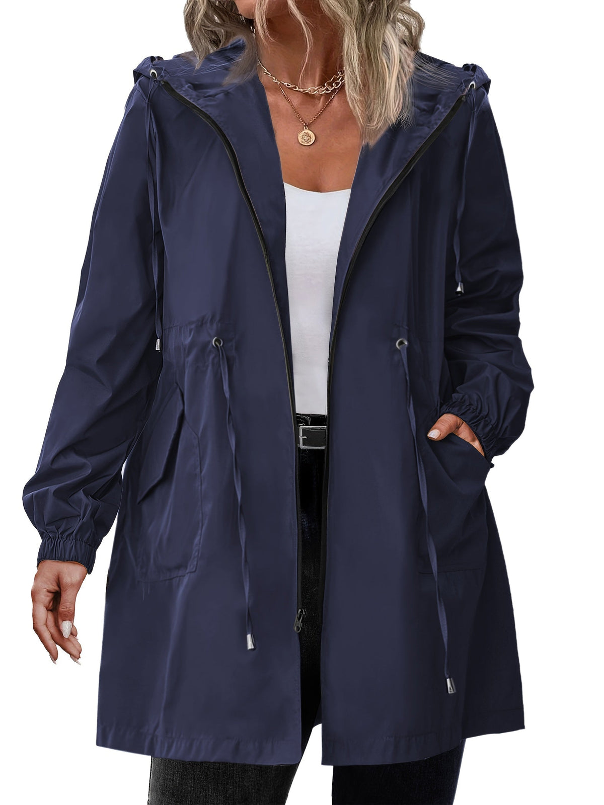 Janice - Women's Relaxed Jacket with Hood - photo 3