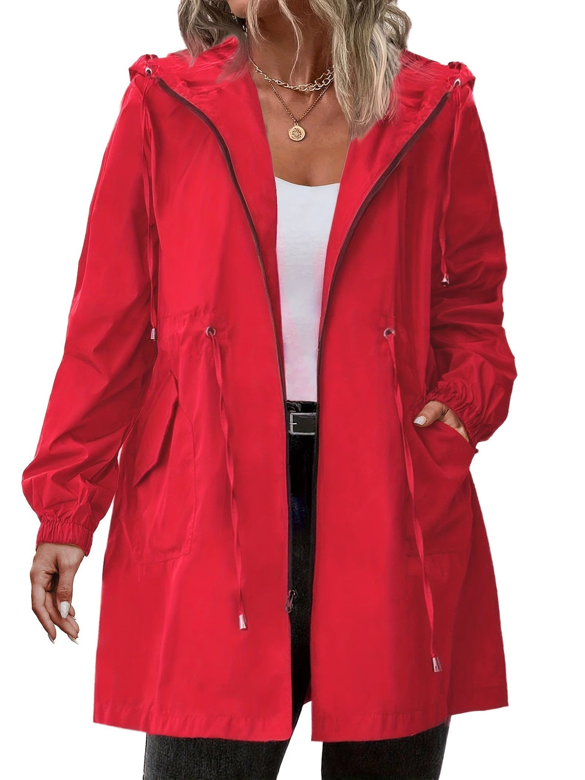 Janice - Women's Relaxed Jacket with Hood - photo 4