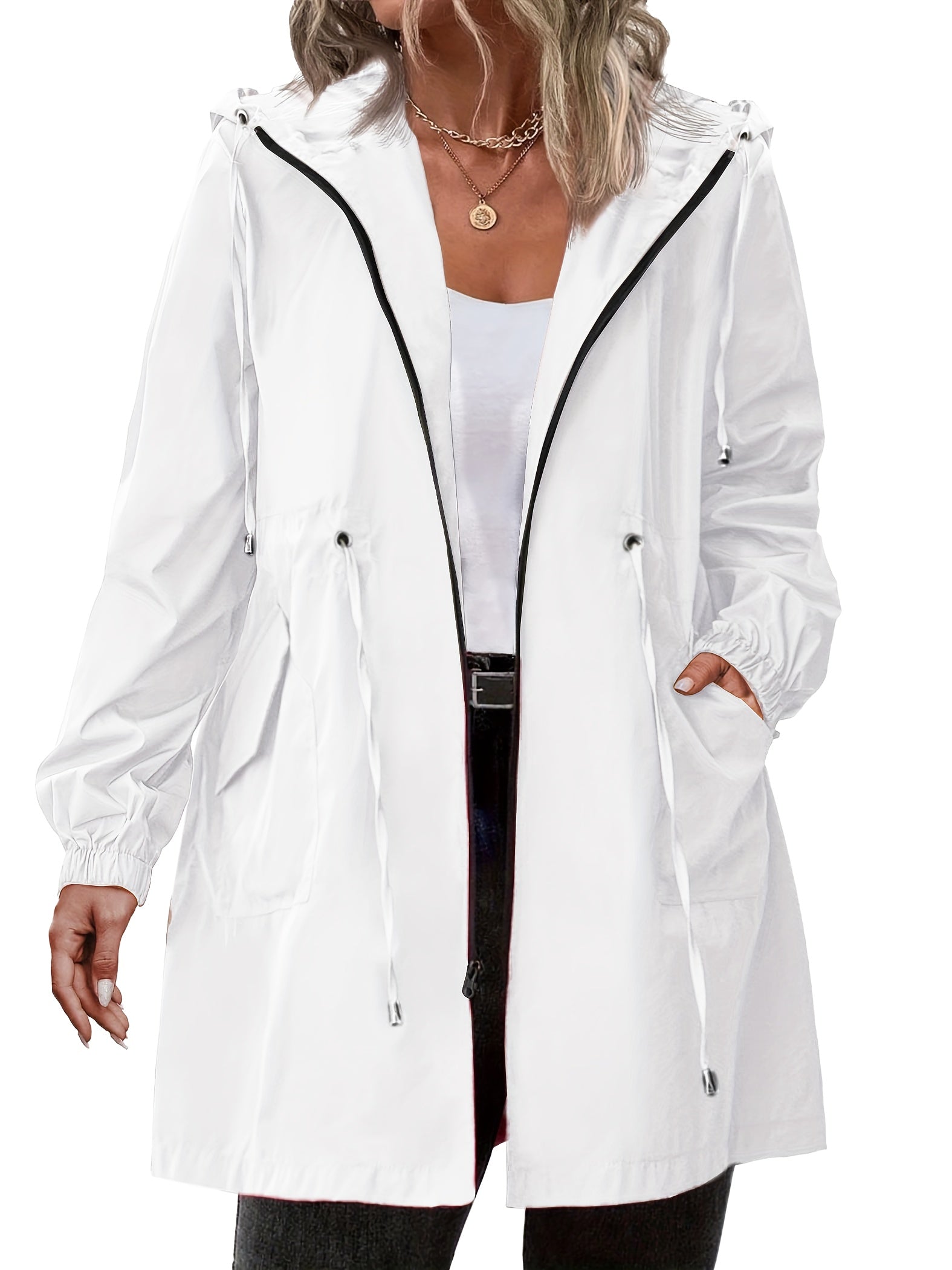 Janice - Women's Relaxed Jacket with Hood - photo 5