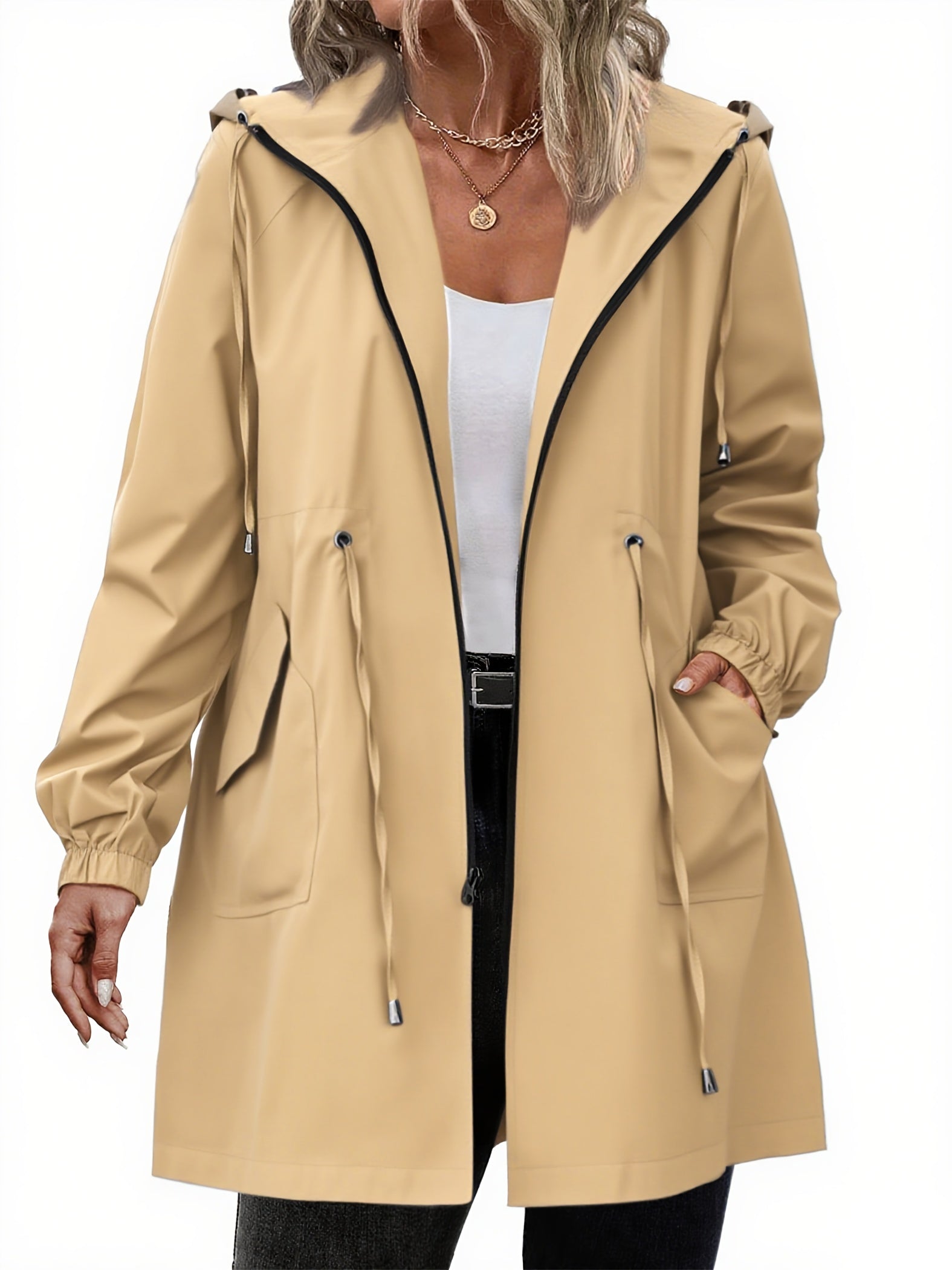 Janice - Women's Relaxed Jacket with Hood - photo 7