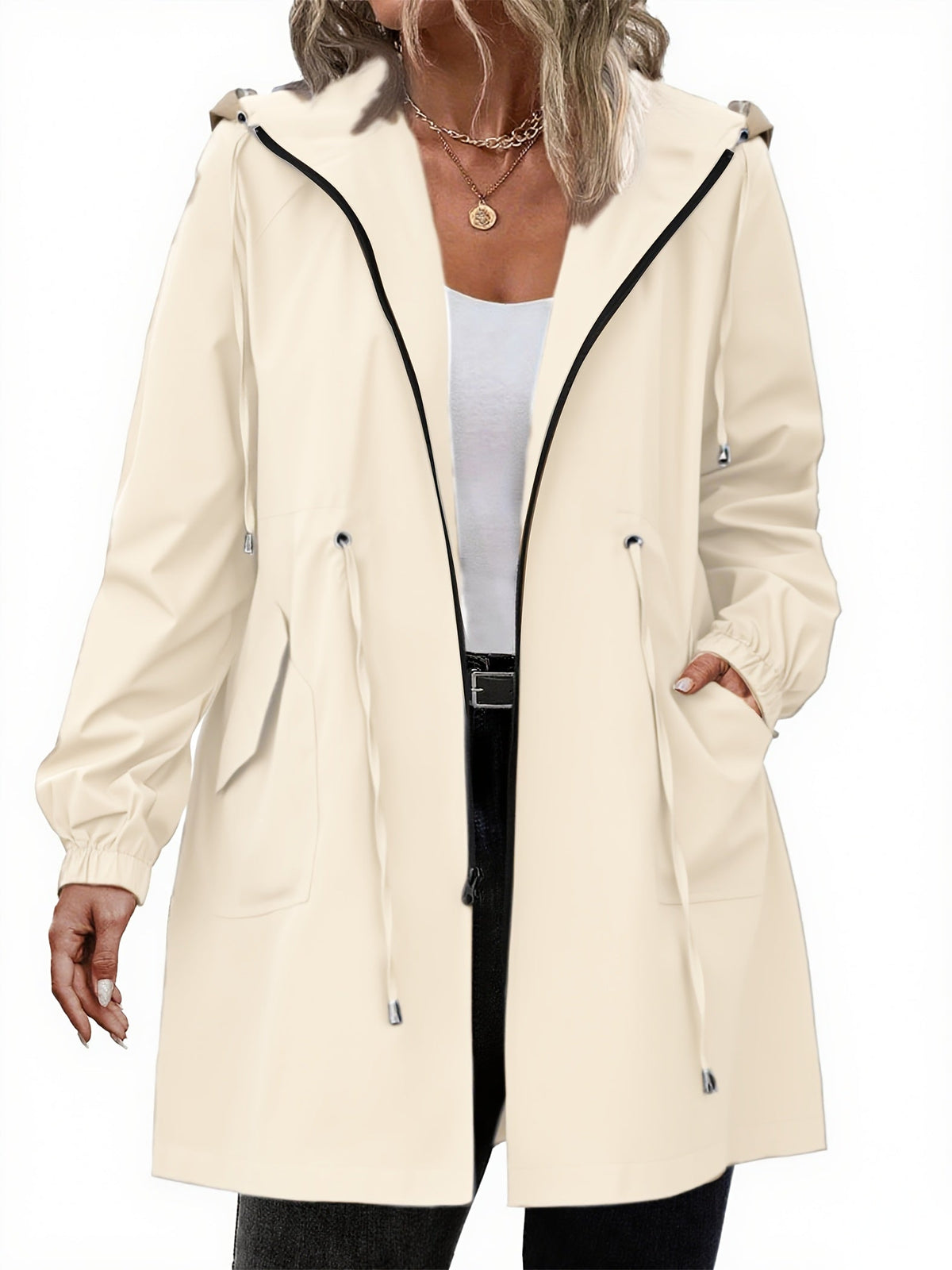 Janice - Women's Relaxed Jacket with Hood - photo 9