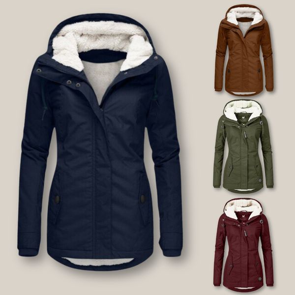 Jessica - Women's Parka with Teddy Lining and Hood