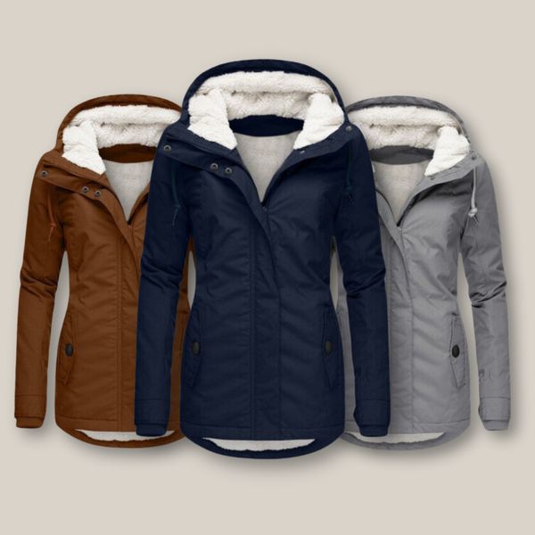 Jessica - Women's Parka with Teddy Lining and Hood