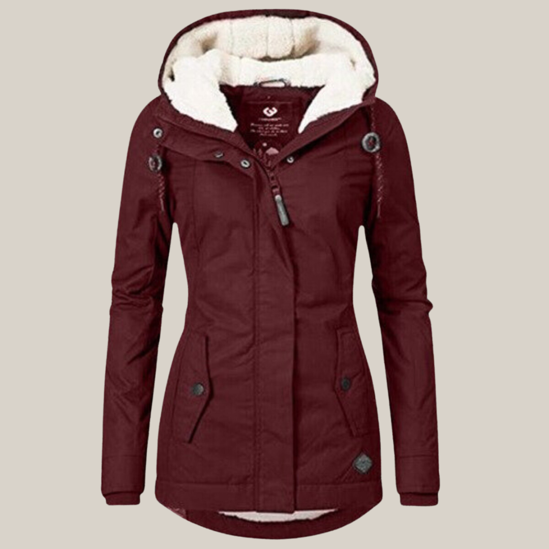Jessica - Women's Parka with Teddy Lining and Hood