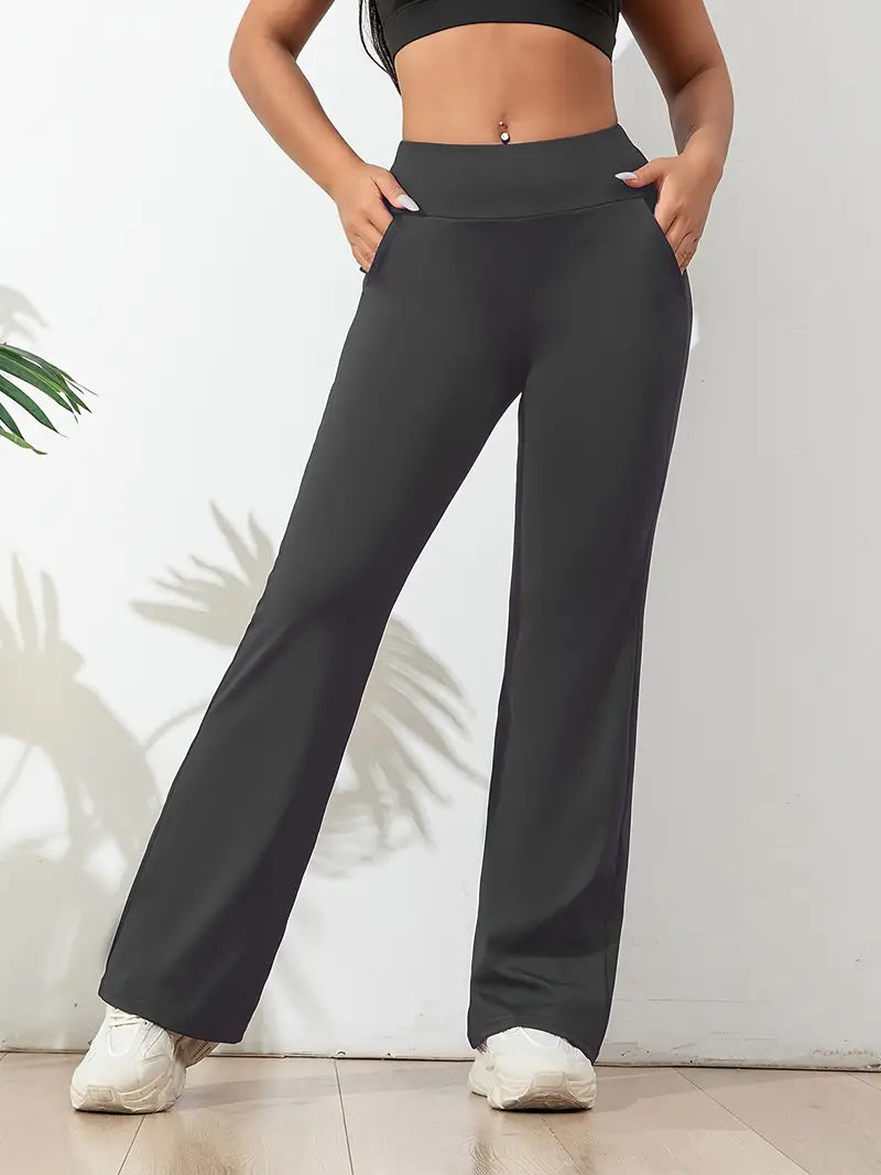Jewel - Women's High Waist Wide Leg Lounge Trousers - photo 2
