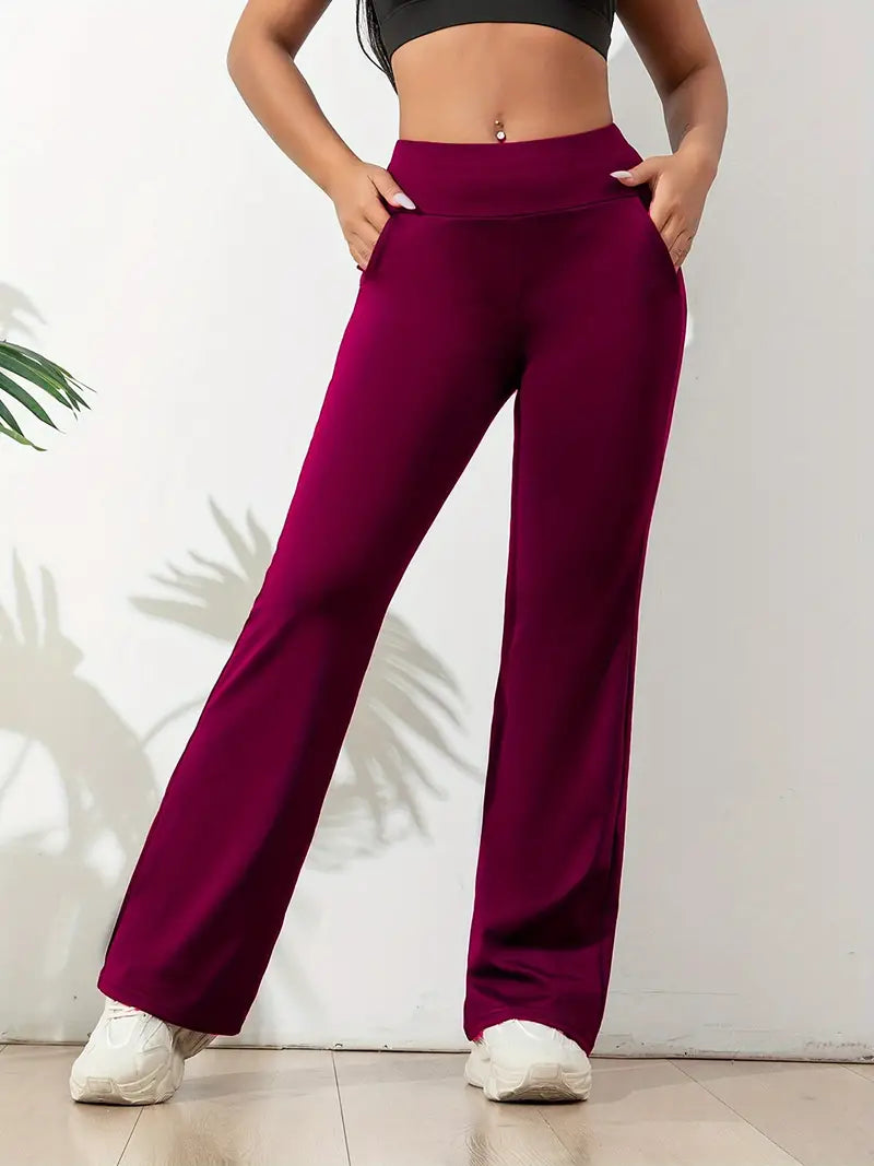 Jewel - Women's High Waist Wide Leg Lounge Trousers - photo 4