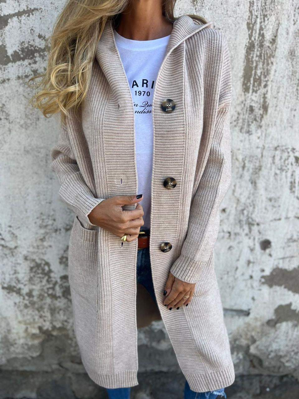Cozy Button-Up Knit Cardigan – Effortless Style and Comfort - photo 4
