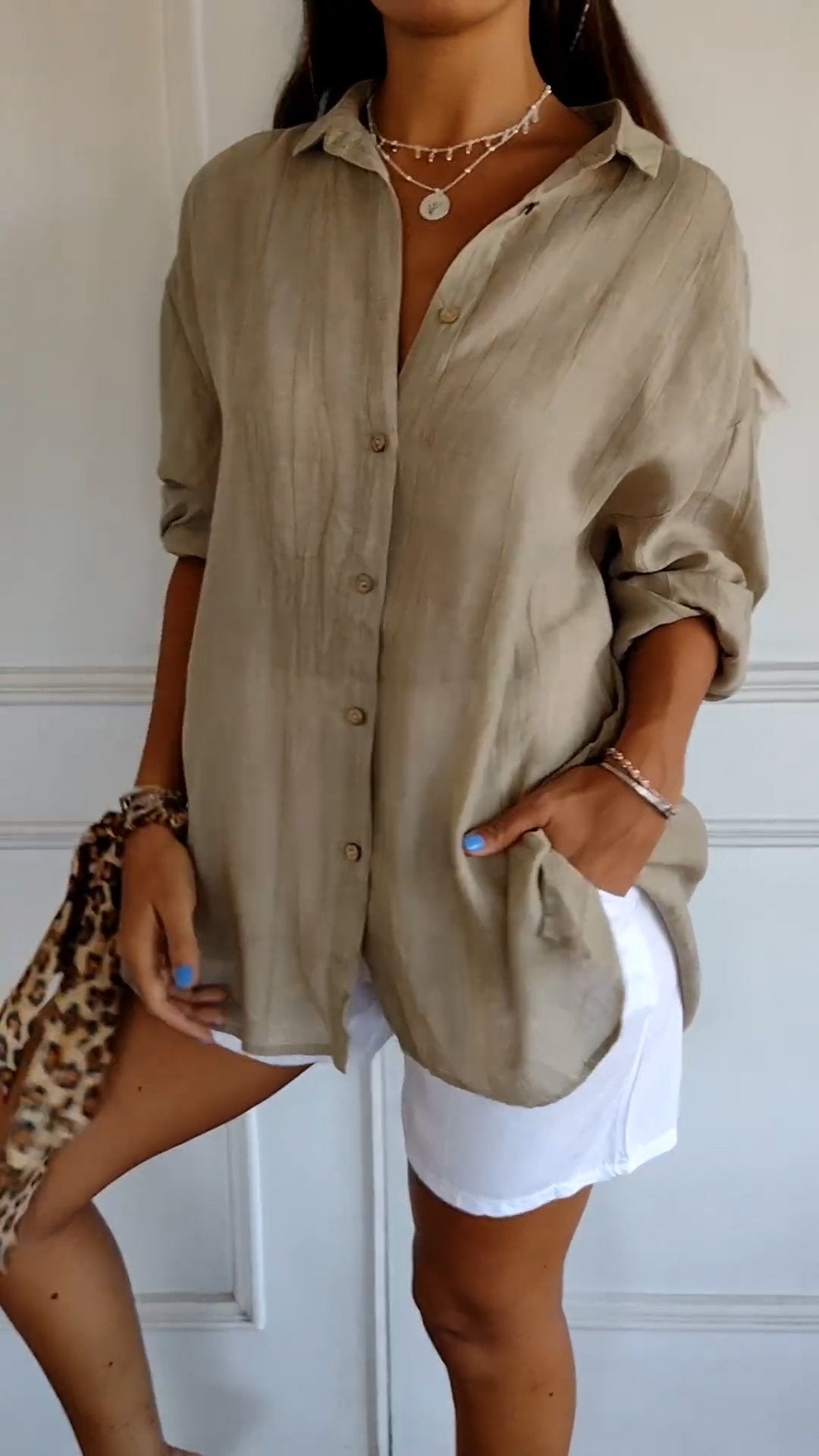Women's Button Down Summer Shirt for Warm Days - photo 3