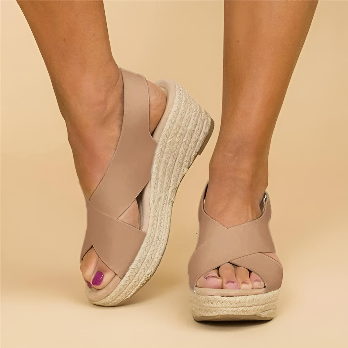 Elara – espadrile ortopedice cu platformă pentru femei