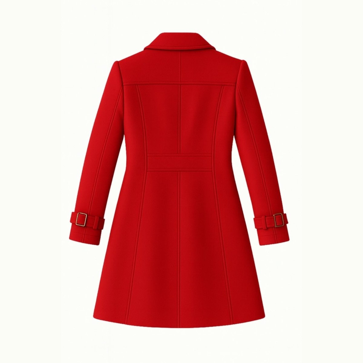 Flor - Trench doppiopetto da donna, capospalla elegante e lungo