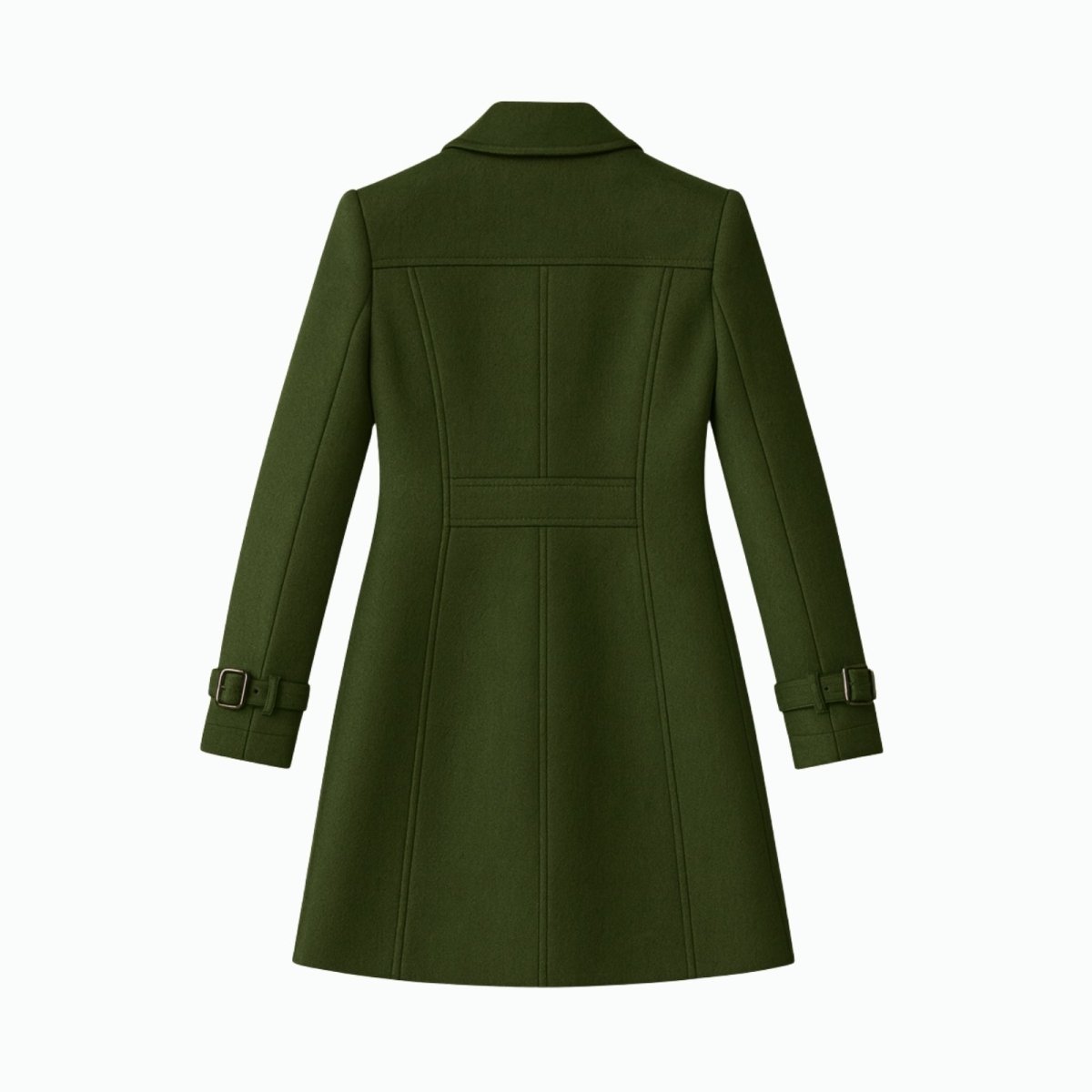 Flor - Trench doppiopetto da donna, capospalla elegante e lungo