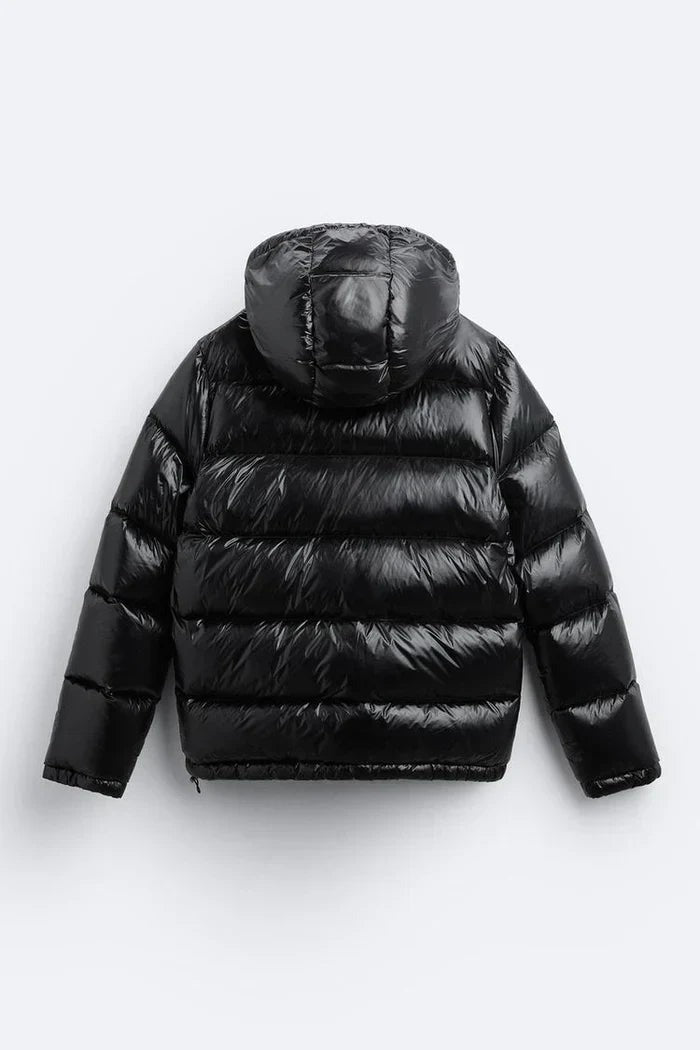 Laetitia - Women's Puffer Jacket with Hood - photo 1