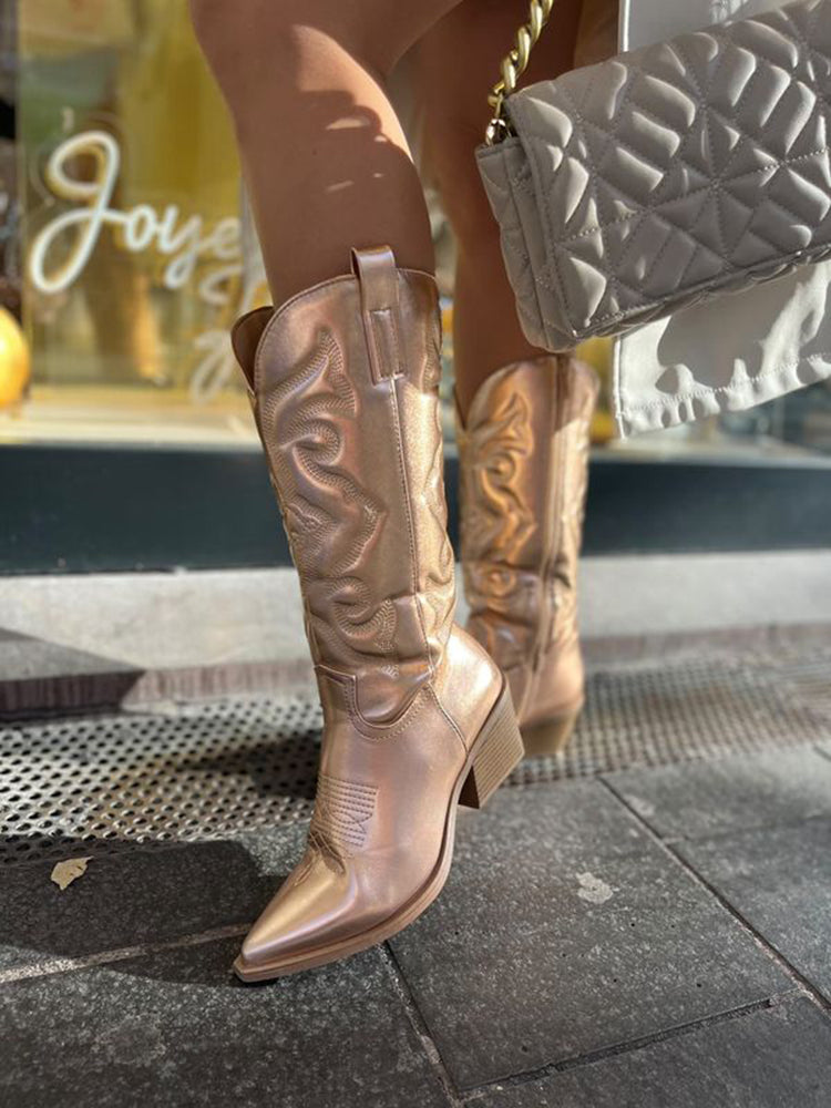 Lalage - Women's Winter Boots with a Western Toe - photo 9