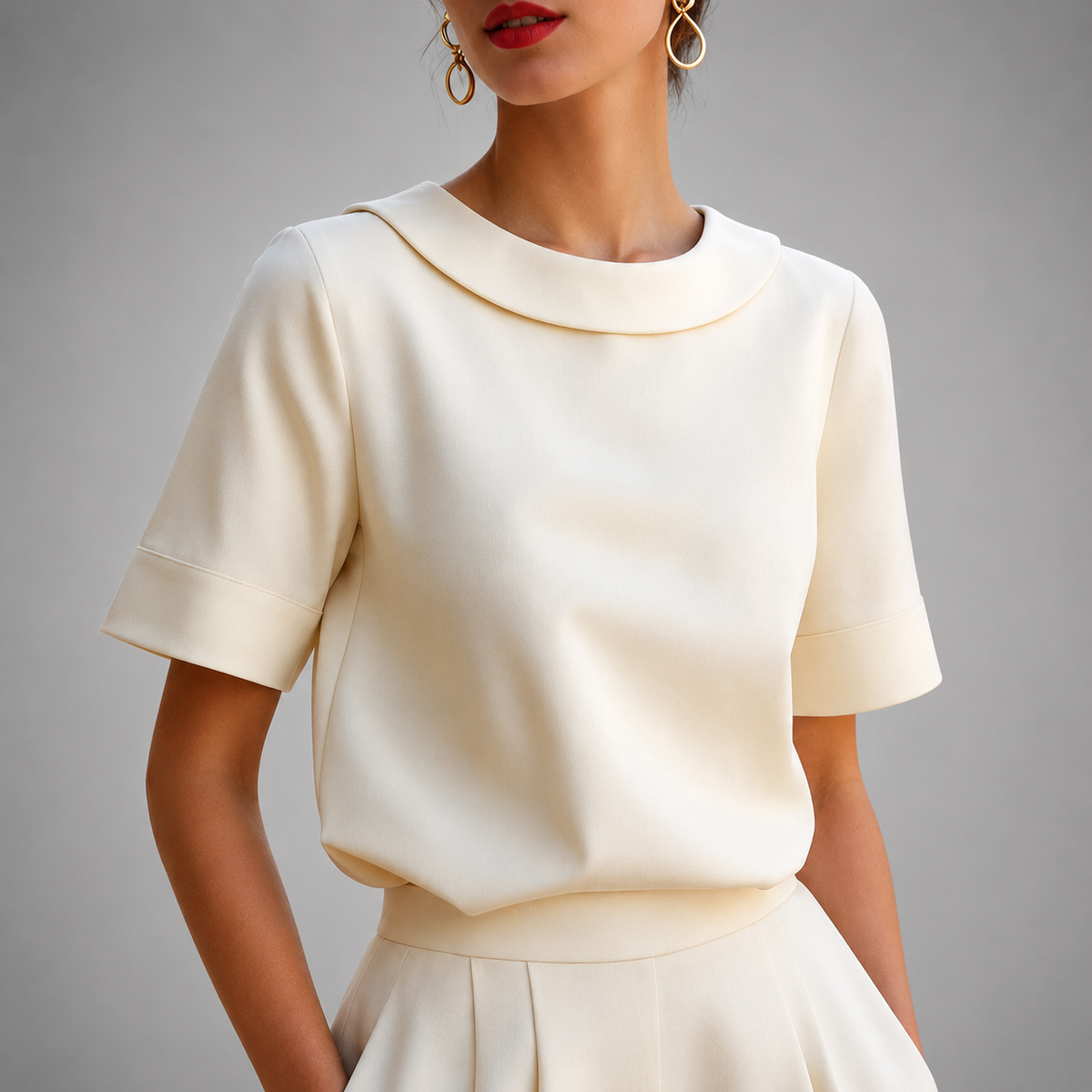 Lark - Women's Round Neck Blouse - photo 2