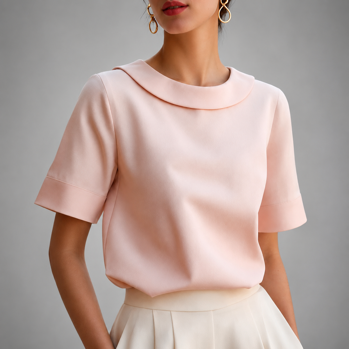Lark - Women's Round Neck Blouse - photo 3