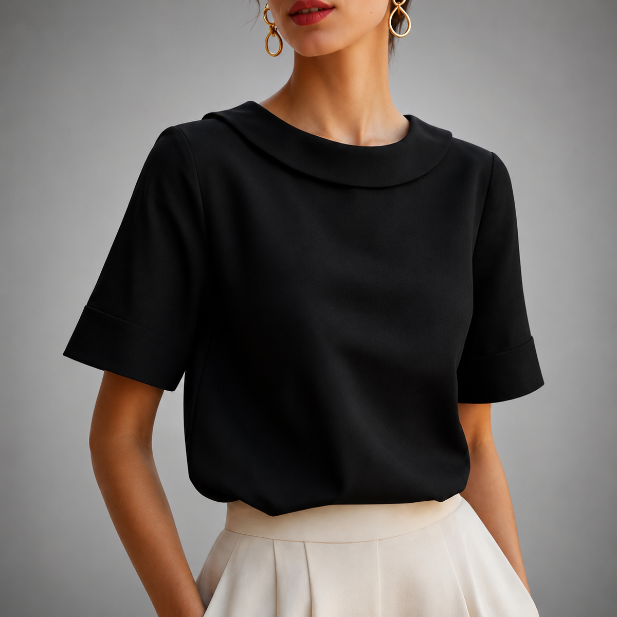 Lark - Women's Round Neck Blouse - photo 4