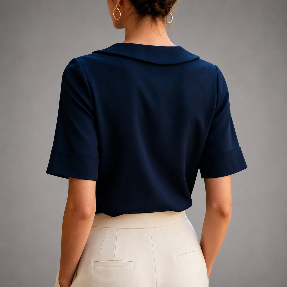 Lark - Women's Round Neck Blouse - photo 7