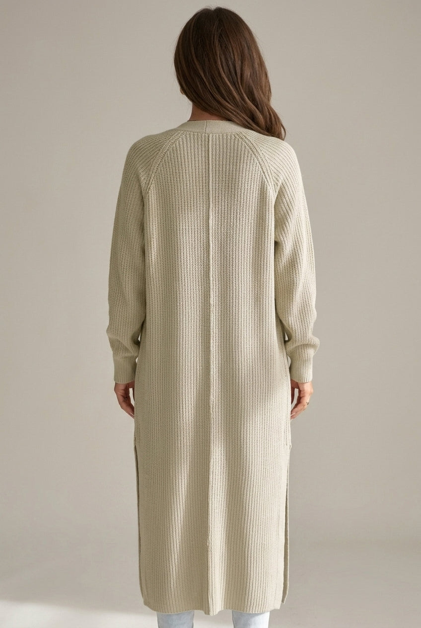 Lesley - Women's Knitted Cardigan with Long Sleeves - photo 6