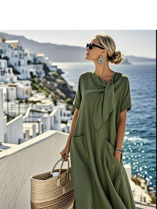 Lettice - Women's Maxi Dress with Boho Print and Flowing - photo 4