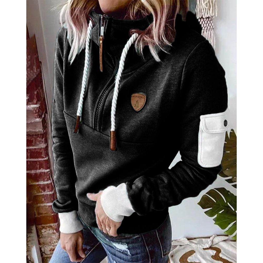 Lottie - Women's Soft Casual Sweatshirt Drawstring Hood - photo 11
