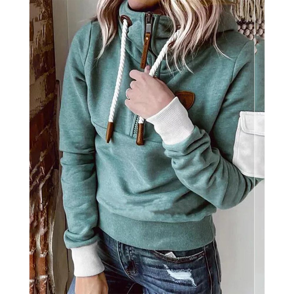 Lottie - Women's Soft Casual Sweatshirt Drawstring Hood - photo 3