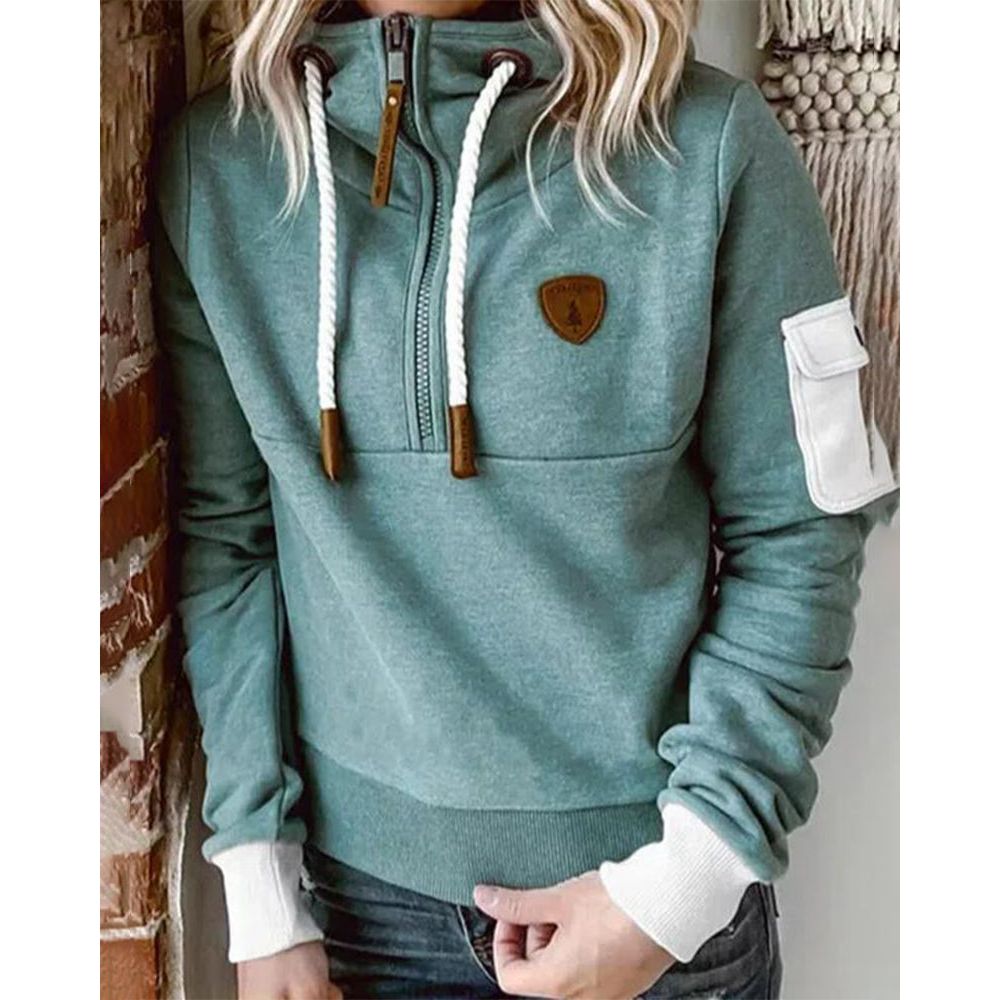 Lottie - Women's Soft Casual Sweatshirt Drawstring Hood - photo 4