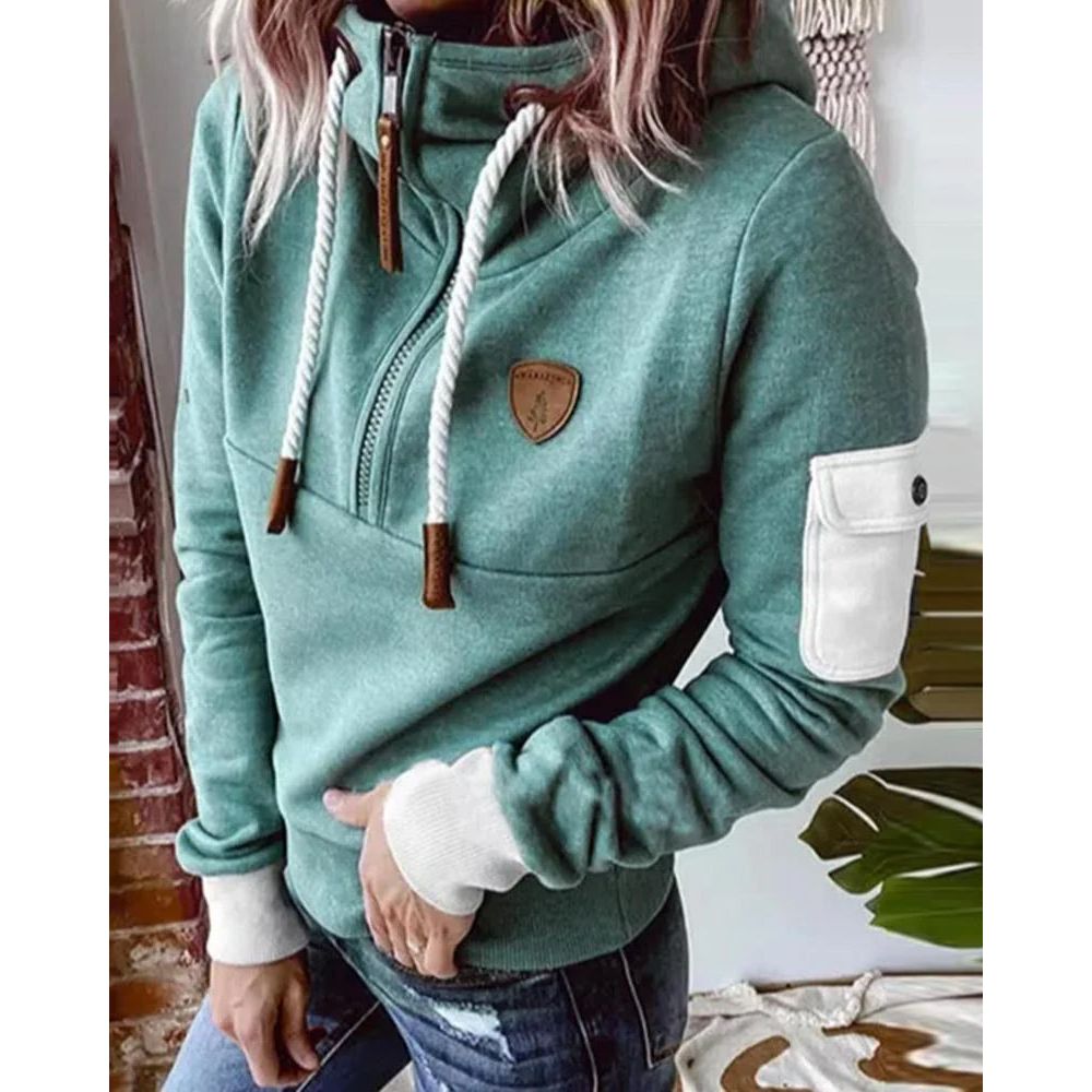 Lottie - Women's Soft Casual Sweatshirt Drawstring Hood - photo 5