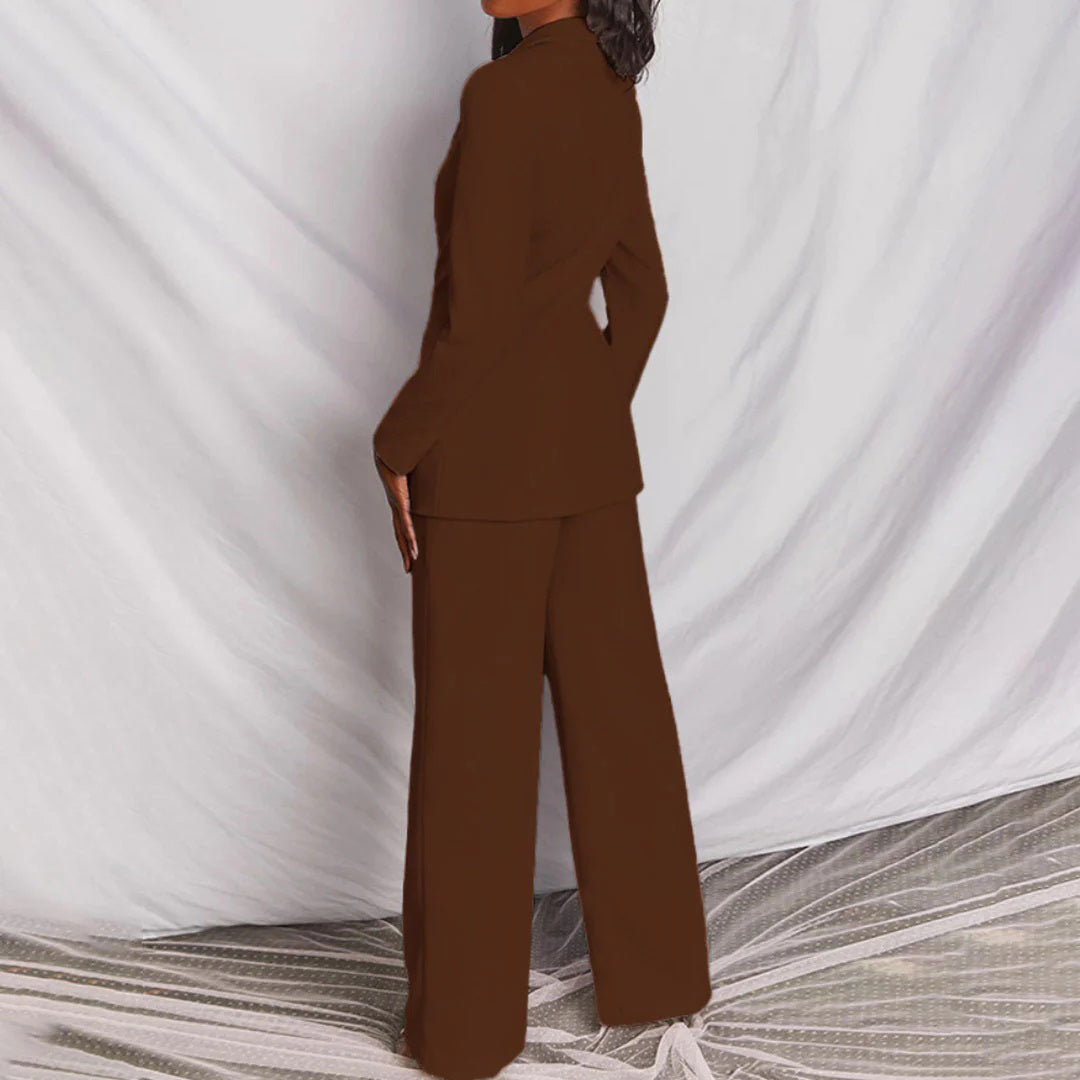Lucia - Women's Oversized Two-Piece Set with Neat Seams – view 11