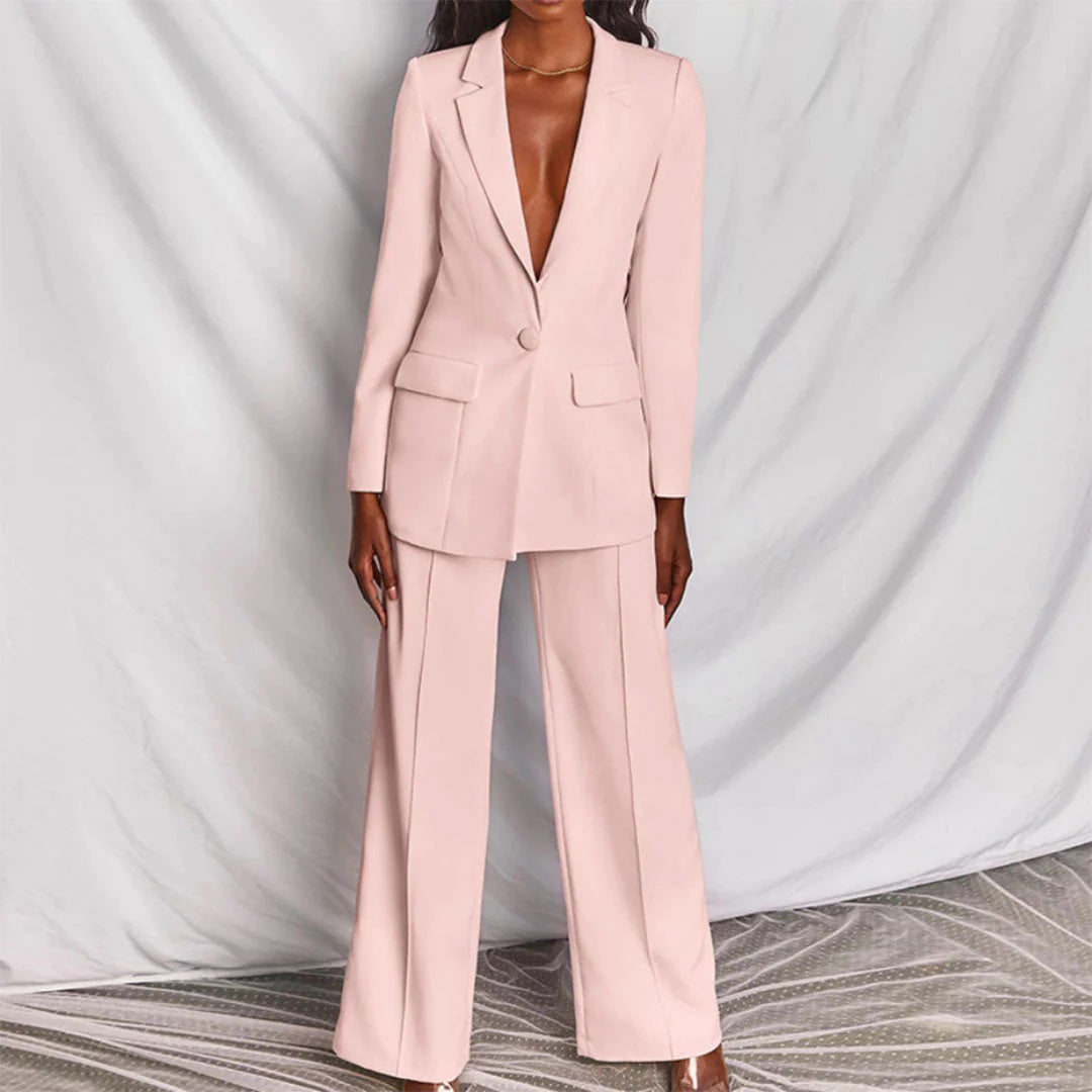 Lucia - Women's Oversized Two-Piece Set with Neat Seams – view 8